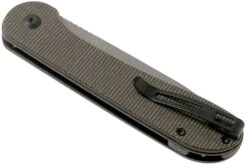 Civivi Elementum Button Lock C2103C Stonewashed, Dark Green Micarta Navaja -Knives And Tools Comercio CIC2103C 04 civivi