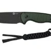 Civivi Timberbark C23094-3 Blackwash 14C28N, Green Canvas Micarta, Cuchillo Fijo