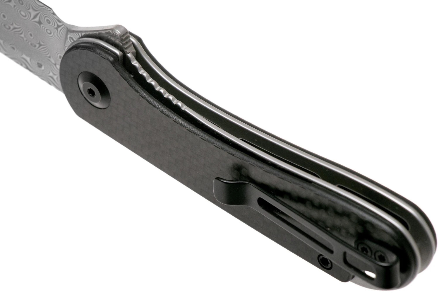 Civivi Elementum C907DS Damascus, Carbon Fibre & Black G10 Navaja 7 Civivi Elementum C907DS Damascus, Carbon Fibre & Black G10 Navaja - Imagen 5