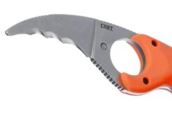 CRKT Bear Claw Stonewash, Veff Serrations 2511ER Orange GRN Cuchillo De Rescate, Russ Kommer Design -Knives And Tools Comercio CK 2511ER 03 crkt