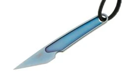 CRKT HangTi Kiridashi 7065 Blue Titanium Nitride Titanium, Cuchillo De Cuello, Richard Rogers Design -Knives And Tools Comercio CK7065 03 crkt