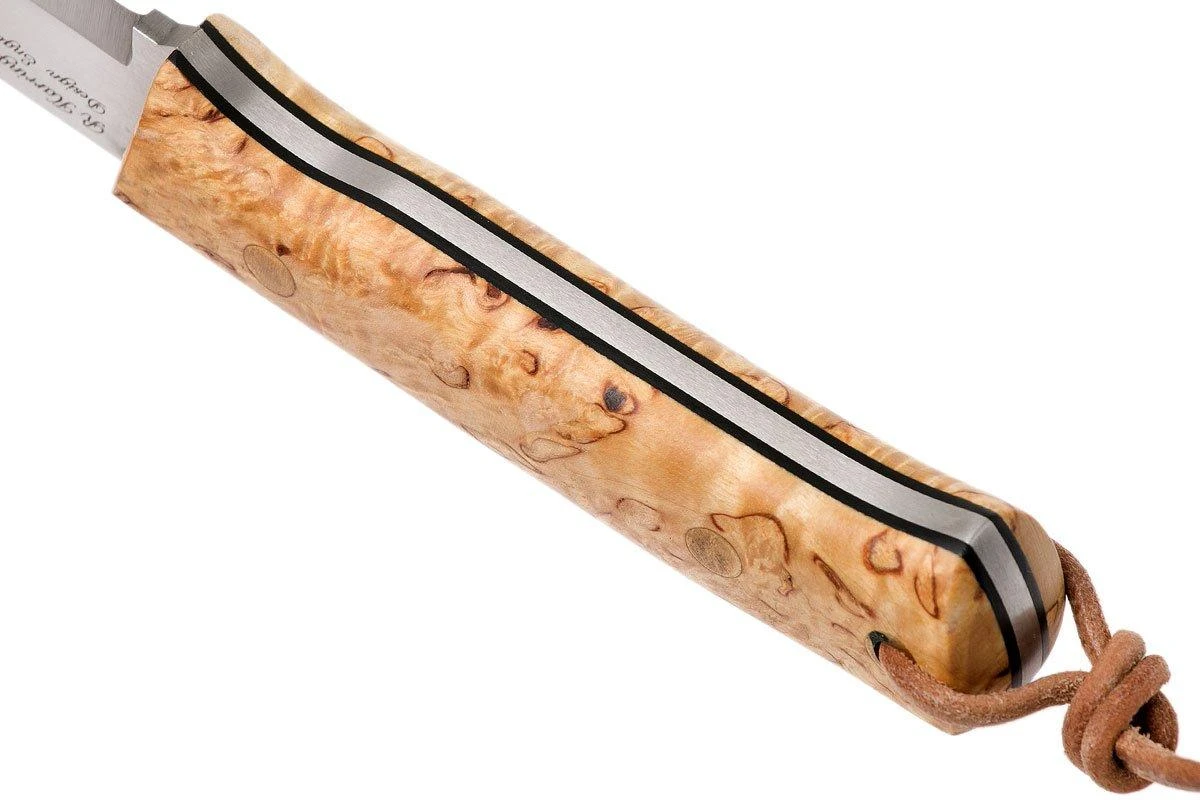 Casström Woodsman Knife Curly Birch, K720 Scandi Grind 10824 Con Firesteel 6 Casström Woodsman Knife Curly Birch, K720 Scandi Grind 10824 Con Firesteel - Imagen 4