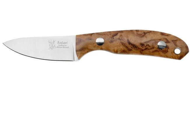Casström Safari Mini Hunter 11618, Stabilised Curly Birch Kydex, Cuchillo Fijo, Alan Wood Design 3 Casström Safari Mini Hunter 11618, Stabilised Curly Birch Kydex, Cuchillo Fijo, Alan Wood Design