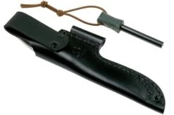 Casström No. 10 Swedish Forest Knife Green Micarta, 14C28N Scandi Grind 13127 Con Yesquero -Knives And Tools Comercio CM13127 07 casstrom 1