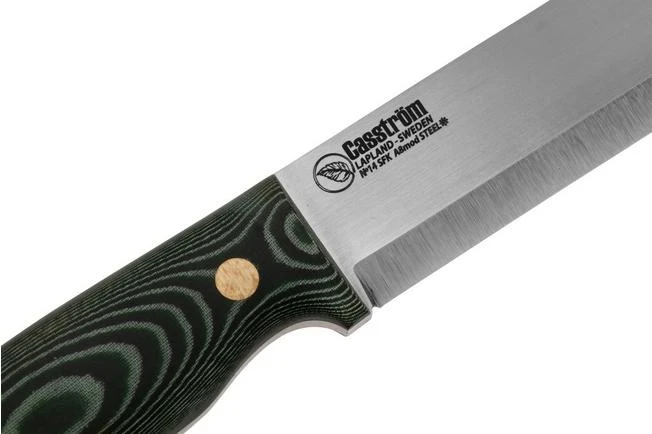 Casström No. 14 SFK 13423 Green Micarta Con Yesquero, Cuchillo De Bushcraft 7 Casström No. 14 SFK 13423 Green Micarta Con Yesquero, Cuchillo De Bushcraft - Imagen 5