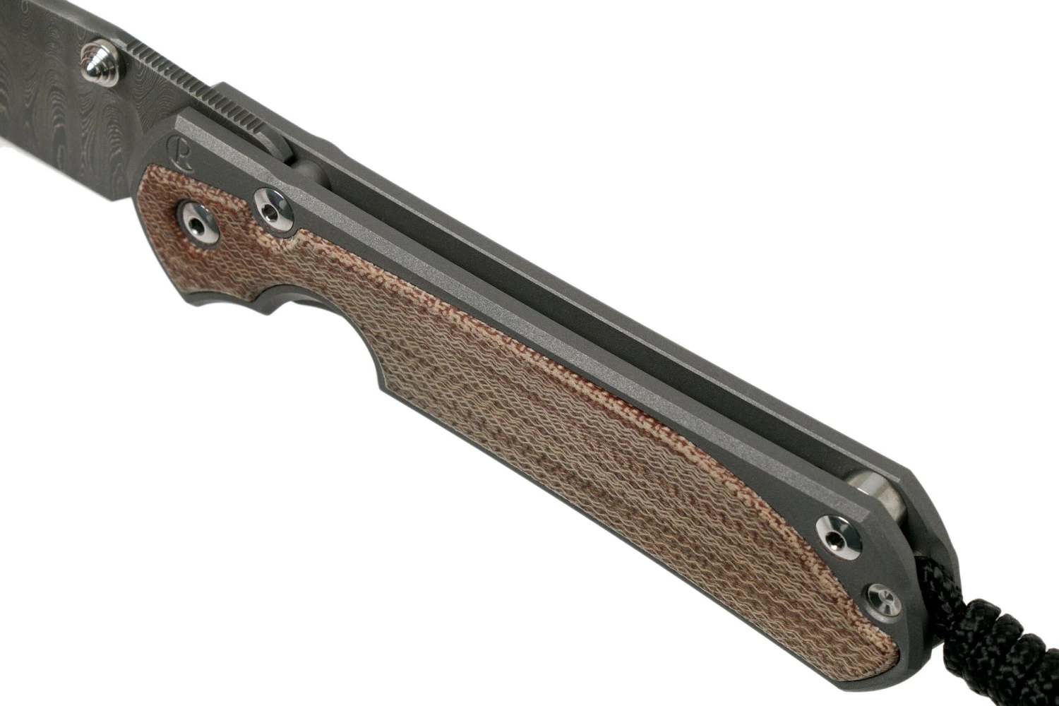Chris Reeve Sebenza 31 Large Natural Micarta Ladder Damascus L31-1220 Navaja 9 Chris Reeve Sebenza 31 Large Natural Micarta Ladder Damascus L31-1220 Navaja - Imagen 7