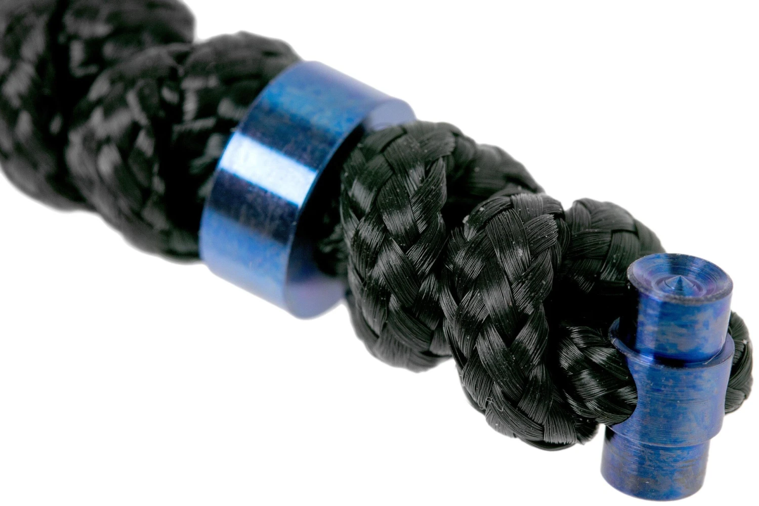 Chris Reeve Small Sebenza Lanyard Blanco Con Bolita Black/blue S21-7004-BB 4 Chris Reeve Small Sebenza Lanyard Blanco Con Bolita Black/blue S21-7004-BB - Imagen 2