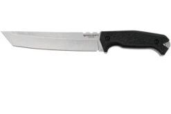 Cold Steel Standard Warcraft Tanto 13SSB, Stonewashed 4034 SS, Black GFN Cuchillo Fijo, Diseño De Lynn C Thompson