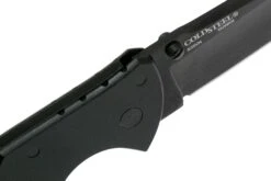 Cold Steel Code 4 Spear Point 58PAS Black/Black CPM S35VN Plain Edge, Navaja -Knives And Tools Comercio CS58PASB 06 cold steel