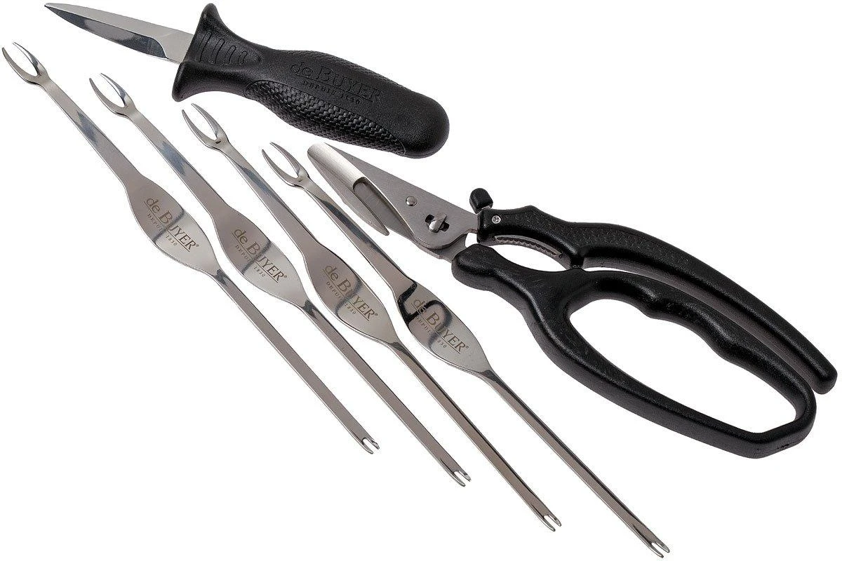 De Buyer Seafood Box Set Para Ostras Y Langostas 4683.90 3 De Buyer Seafood Box Set Para Ostras Y Langostas 4683.90