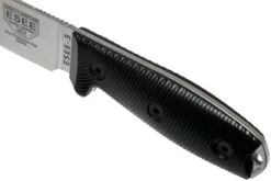 ESEE Model 3 S35VN 3D Black G10 Cuchillo De Supervivencia 3PM35V-001 Funda Negra + Clip Para Cinturón -Knives And Tools Comercio EE 3PM35V 001 05 esee knives
