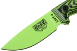 ESEE Model 3 Venom Green Blade 3D Neon Green-Black G10 Cuchillo De Supervivencia 3PMVG-007 Funda Negra + Clip Para Cinturón 11 ESEE Model 3 Venom Green Blade 3D Neon Green-Black G10 Cuchillo De Supervivencia 3PMVG-007 Funda Negra + Clip Para Cinturón -Knives And Tools Comercio EE 3PMVG 007 03 esee knives