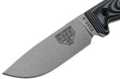 ESEE Model 4 Plain Edge S35VN, Grey Black G10 3D Handle 4P35V-002 Con Funda + Clip -Knives And Tools Comercio EE 4P35V 002 03 esee knives