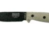 ESEE Model 4 Black Blade 3D Green Canvas Micarta Cuchillo De Supervivencia 4PB-017 Funda Negra + Clip Para Cinturón -Knives And Tools Comercio EE 4PB 017 01 esee knives