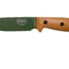 ESEE Model 4 OD Green Blade 3D Natural Canvas Micarta Cuchillo De Supervivencia 4POD-011 Funda Negra + Clip Para Cinturón -Knives And Tools Comercio EE 4POD 011 01 esee knives