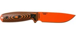 ESEE Model 4 Orange Blade 3D Orange-Black G10 Cuchillo De Supervivencia 4POR-006 Funda Negra + Clip Para Cinturón -Knives And Tools Comercio EE 4POR 006 02 esee knives 1