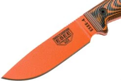 ESEE Model 4 Orange Blade 3D Orange-Black G10 Cuchillo De Supervivencia 4POR-006 Funda Negra + Clip Para Cinturón -Knives And Tools Comercio EE 4POR 006 03 esee knives