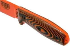 ESEE Model 4 Orange Blade 3D Orange-Black G10 Cuchillo De Supervivencia 4POR-006 Funda Negra + Clip Para Cinturón -Knives And Tools Comercio EE 4POR 006 05 esee knives 1