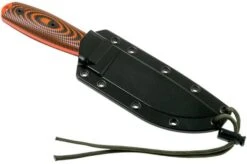 ESEE Model 4 Orange Blade 3D Orange-Black G10 Cuchillo De Supervivencia 4POR-006 Funda Negra + Clip Para Cinturón -Knives And Tools Comercio EE 4POR 006 06 esee knives 1