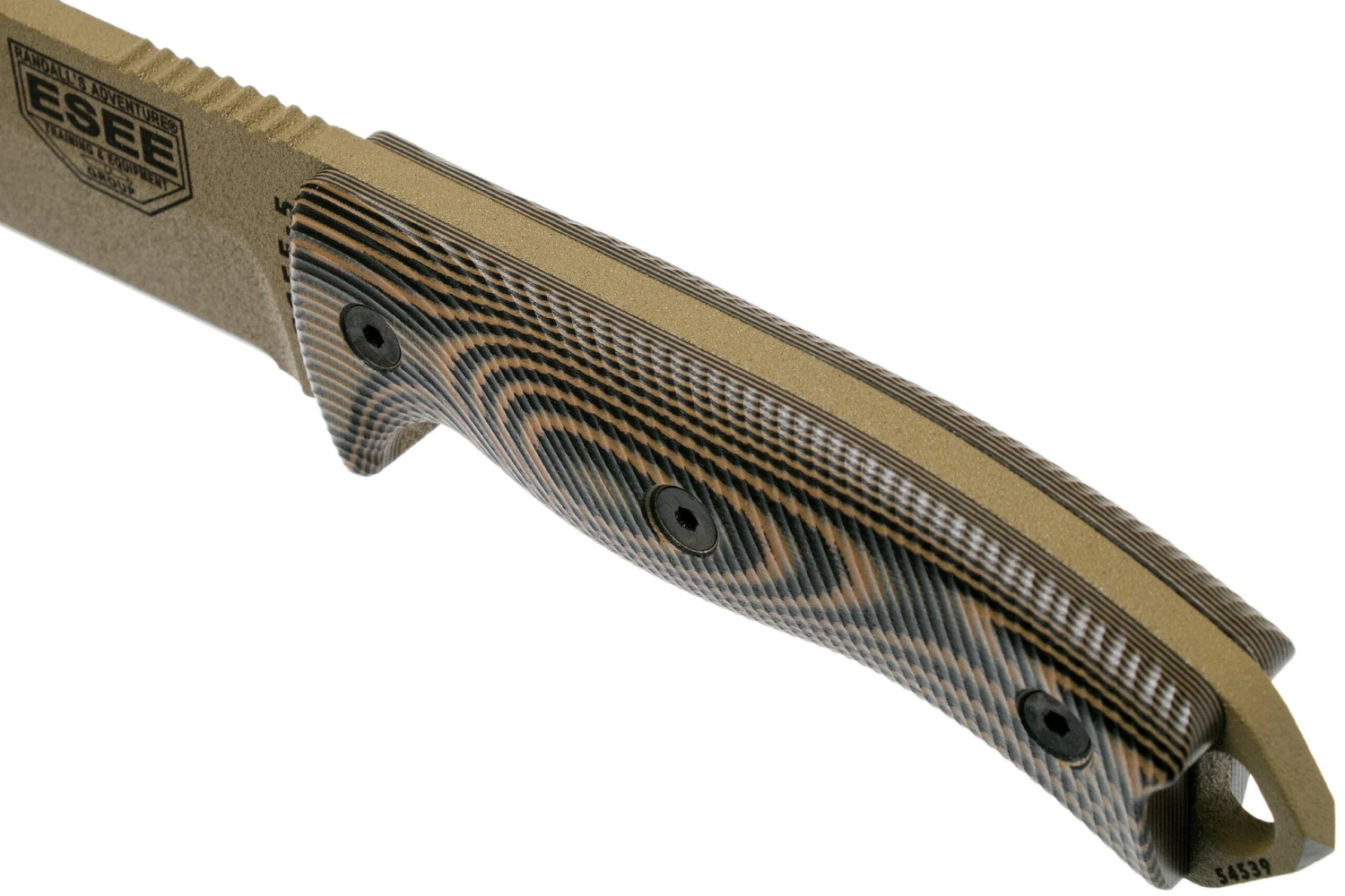 ESEE Model 5 Dark Earth Blade 3D Coyote-Black G10 Cuchillo De Supervivencia 5PDE-005 Funda De Kydex + Clip Plate 7 ESEE Model 5 Dark Earth Blade 3D Coyote-Black G10 Cuchillo De Supervivencia 5PDE-005 Funda De Kydex + Clip Plate - Imagen 5