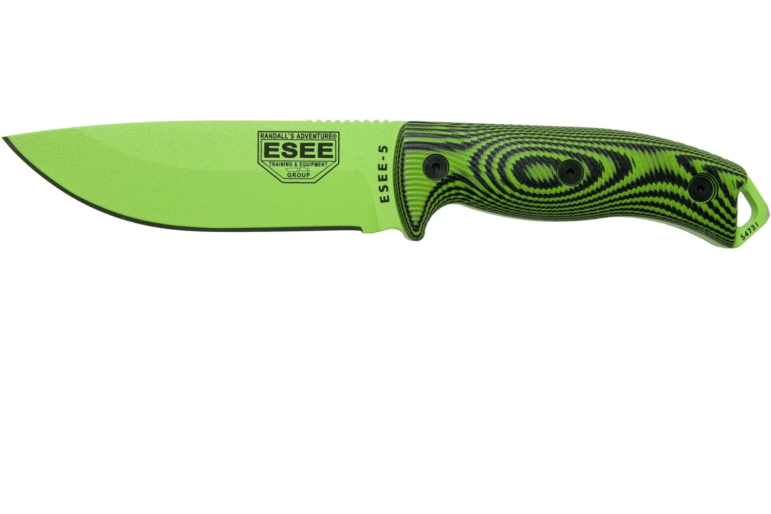 ESEE Model 5 Venom Green Blade 3D Neon Green-Black G10 Cuchillo De Supervivencia 5PVG-007 Funda De Kydex + Clip Plate 3 ESEE Model 5 Venom Green Blade 3D Neon Green-Black G10 Cuchillo De Supervivencia 5PVG-007 Funda De Kydex + Clip Plate