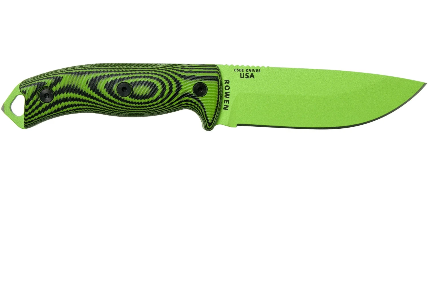 ESEE Model 5 Venom Green Blade 3D Neon Green-Black G10 Cuchillo De Supervivencia 5PVG-007 Funda De Kydex + Clip Plate 4 ESEE Model 5 Venom Green Blade 3D Neon Green-Black G10 Cuchillo De Supervivencia 5PVG-007 Funda De Kydex + Clip Plate - Imagen 2