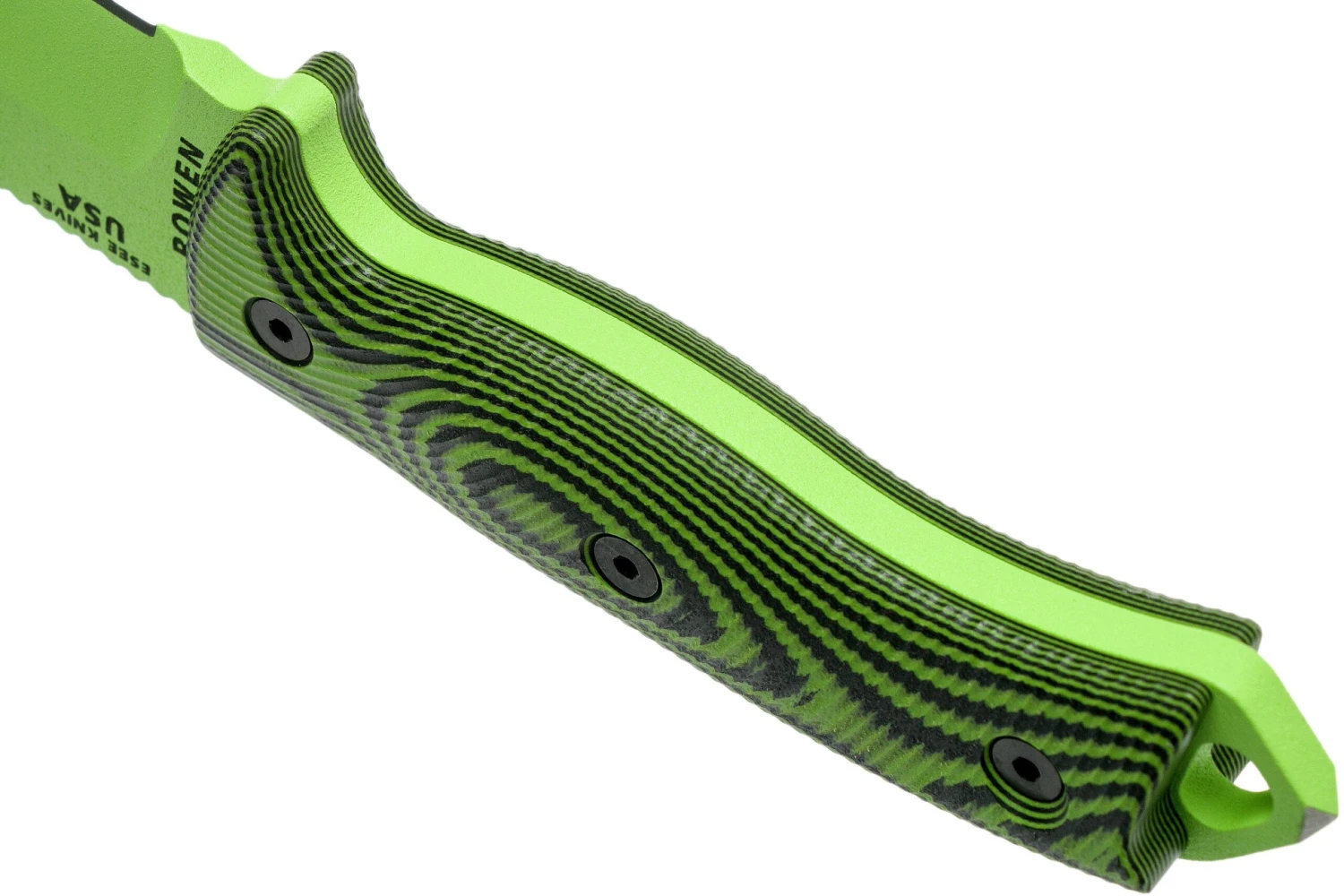 ESEE Model 5 Venom Green Blade 3D Neon Green-Black G10 Cuchillo De Supervivencia 5PVG-007 Funda De Kydex + Clip Plate 6 ESEE Model 5 Venom Green Blade 3D Neon Green-Black G10 Cuchillo De Supervivencia 5PVG-007 Funda De Kydex + Clip Plate - Imagen 4