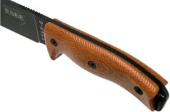 ESEE Model 6 Black Blade 3D Natural Canvas Micarta Cuchillo De Supervivencia 6PB-011 Funda Negra + Clip Plate -Knives And Tools Comercio EE 6PB 011 05 esee knives 1