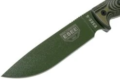 ESEE Model 6 OD Green Blade 3D OD Green-Black G10 Cuchillo De Supervivencia 6POD-003 Funda Negra + Clip Plate -Knives And Tools Comercio EE 6POD 003 03 esee knives