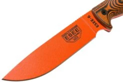 ESEE Model 6 Orange Blade 3D Neon Orange-Black G10 Cuchillo De Supervivencia 6POR-006 Funda Negra + Clip Plate -Knives And Tools Comercio EE 6POR 006 03 esee knives