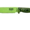 ESEE Model 6 Venom Green Blade 3D Neon Green-Black G10 Cuchillo De Supervivencia 6PVG-007 Funda Negra + Clip Plate