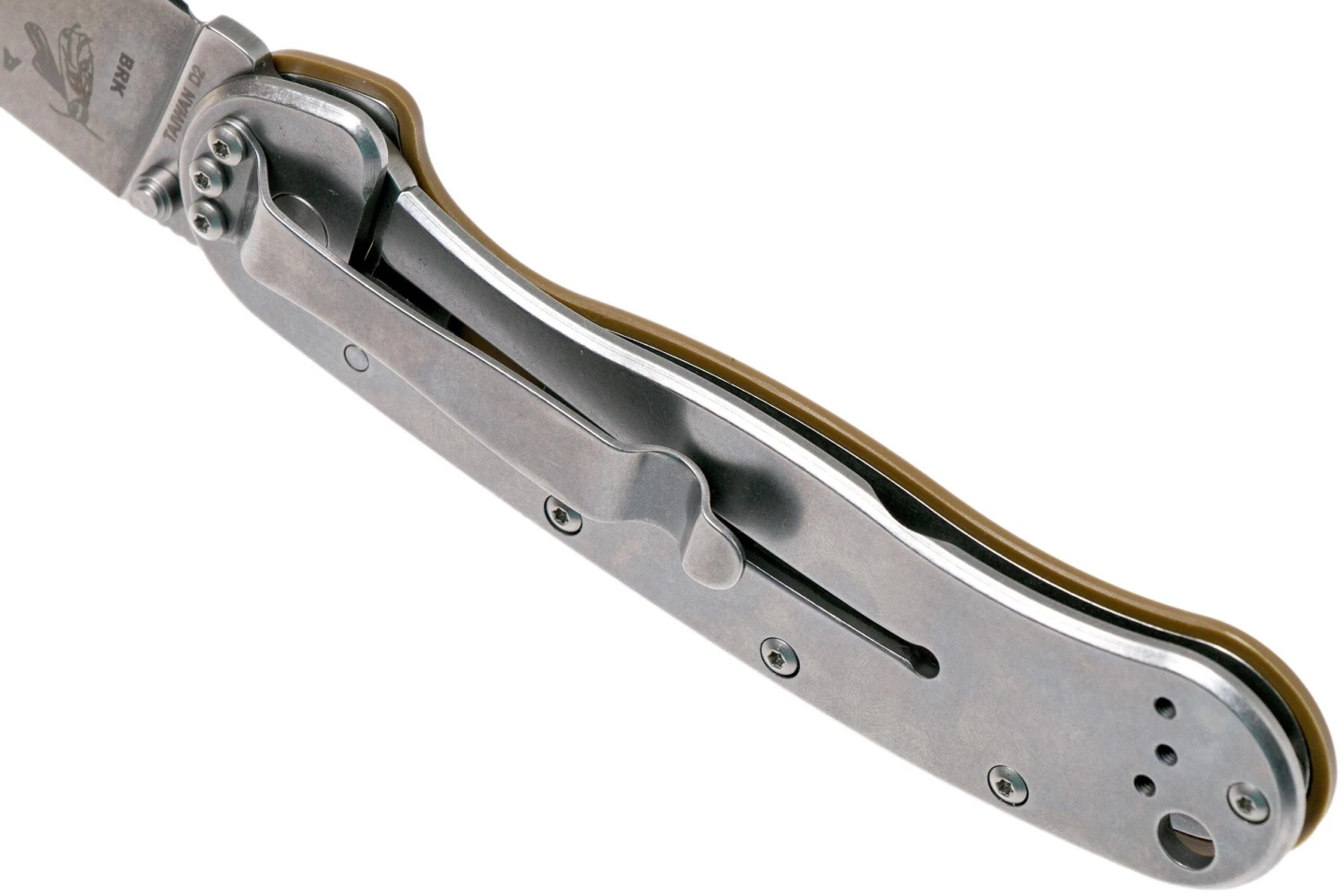 ESEE Avispa Navaja, Stonewashed D2 Blade, Coyote Brown Handle BRK1302CB 7 ESEE Avispa Navaja, Stonewashed D2 Blade, Coyote Brown Handle BRK1302CB - Imagen 5