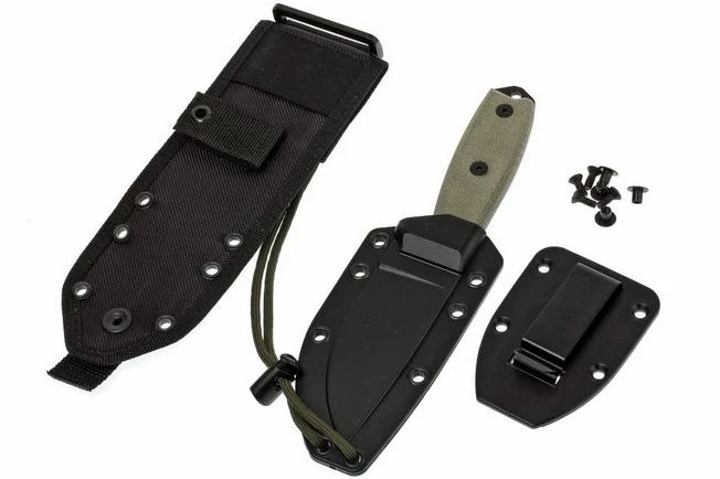 ESEE Model 3 Cuchillo De Supervivencia 3MIL-P-B Funda Negra + Clip De Cinturón En MOLLE-compatible 9 ESEE Model 3 Cuchillo De Supervivencia 3MIL-P-B Funda Negra + Clip De Cinturón En MOLLE-compatible - Imagen 7
