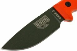 ESEE Model 3 OD Blade, Orange Handle 3P-KO-OD Cuchillo De Supervivencia Sin Funda -Knives And Tools Comercio EE ESEE 3P KO OD 02 esee knives model 3 oranje ee esee 3p ko od d2