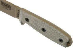 ESEE Model 4 Dark Earth Blade, Grey Handle 4P-MB-DE Con Funda Nera + Clip Y MOLLE-back -Knives And Tools Comercio EE ESEE 4P MB DE 05 esee knives