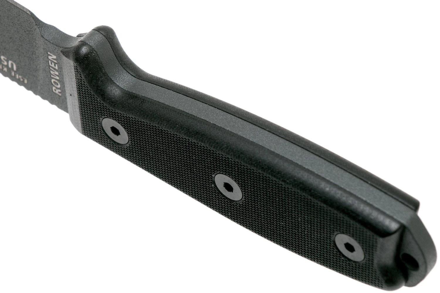 ESEE Model 4 Tactical Gunsmoke, Black Handle 4P-TG-B Con Funda + Clip 6 ESEE Model 4 Tactical Gunsmoke, Black Handle 4P-TG-B Con Funda + Clip - Imagen 4