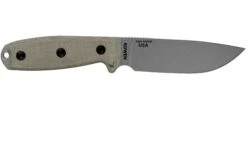 ESEE Model 4 Plain Edge S35VN, Canvas Micarta Handle 4P35V Con Funda + Clip -Knives And Tools Comercio EE ESEE 4P35V 02 esee knives