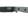 ESEE Model 4 Cuchilla Dentada, Mango Gris 4S-MB-B Con Funda Negra + Clip En MOLLE-back -Knives And Tools Comercio EE ESEE 4S MB B 01 esee knives
