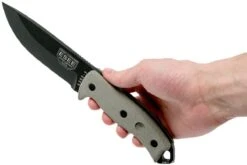 ESEE Model 5 Black Blade, Desert Tan Handle 5P-BK Con Funda Kydex + Clip De Cinturón -Knives And Tools Comercio EE ESEE 5P BK 06 esee v2018 ee esee 5p bk 06