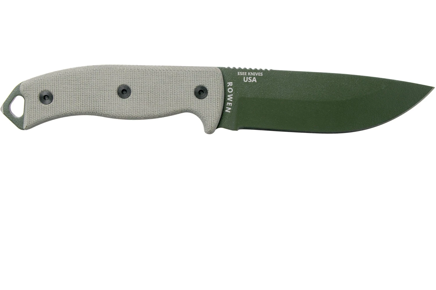 ESEE Model 5 OD Blade, Desert Tan Handle 5P-KO-OD Cuchillo De Supervivencia Sin Funda 4 ESEE Model 5 OD Blade, Desert Tan Handle 5P-KO-OD Cuchillo De Supervivencia Sin Funda - Imagen 2