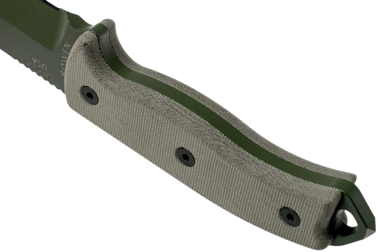 ESEE Model 5 OD Blade, Desert Tan Handle 5P-OD Con Funda Kydex + Clip De Cinturón 6 ESEE Model 5 OD Blade, Desert Tan Handle 5P-OD Con Funda Kydex + Clip De Cinturón - Imagen 4