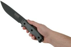 ESEE Model 6 Tactical Gunsmoke, Grey Handle 6P-TG Con Funda Negra + Clip De Cinturón -Knives And Tools Comercio EE ESEE 6P TG 06 esee knives