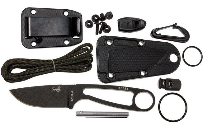 ESEE Izula Black IZULA-B-KIT Kit De Supervivencia Con Funda Y Yesquero 3 ESEE Izula Black IZULA-B-KIT Kit De Supervivencia Con Funda Y Yesquero