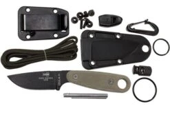 ESEE Izula II Black IZULA-II-B-KIT Kit De Supervivencia Con Funda Y Yesquero