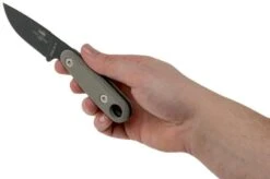 ESEE Izula II Tactical Gunsmoke IZULA-II-TG Cuchillo De Cuello Con Funda Negra + Clip De Cinturón -Knives And Tools Comercio EE IZULA2 TG 06 esee knives