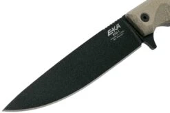 EKA RTG1 Black Blade, Canvas Micarta Cuchillo De Supervivencia -Knives And Tools Comercio EK 50020 03 eka