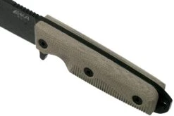 EKA RTG1 Black Blade, Canvas Micarta Cuchillo De Supervivencia -Knives And Tools Comercio EK 50020 05 eka