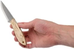 Brisa Bobtail 80 Curly Birch Handle, 12C27 Scandi, Multicarry Funda 9950 15 Brisa Bobtail 80 Curly Birch Handle, 12C27 Scandi, Multicarry Funda 9950 -Knives And Tools Comercio ENZ 9950 06 enzo