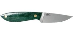 Brisa Bobtail 80 Green Micarta Handle, 12C27, Funda De Cuero 9958 -Knives And Tools Comercio ENZ 9958 02 enzo knives