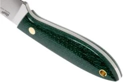 Brisa Bobtail 80 Green Micarta Handle, 12C27, Funda De Cuero 9958 -Knives And Tools Comercio ENZ 9958 04 enzo knives
